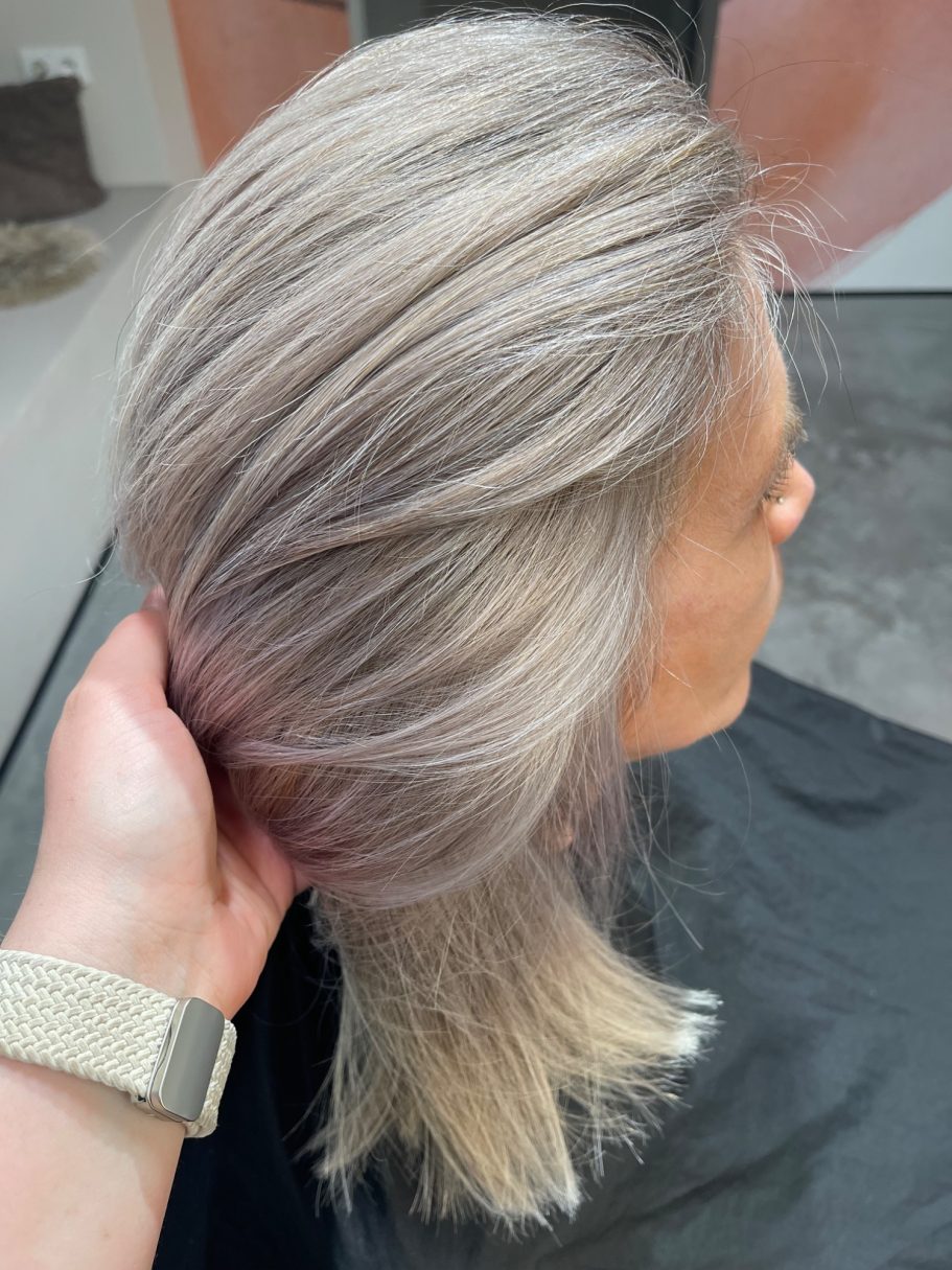 Grey Blending mit kühlem Blond